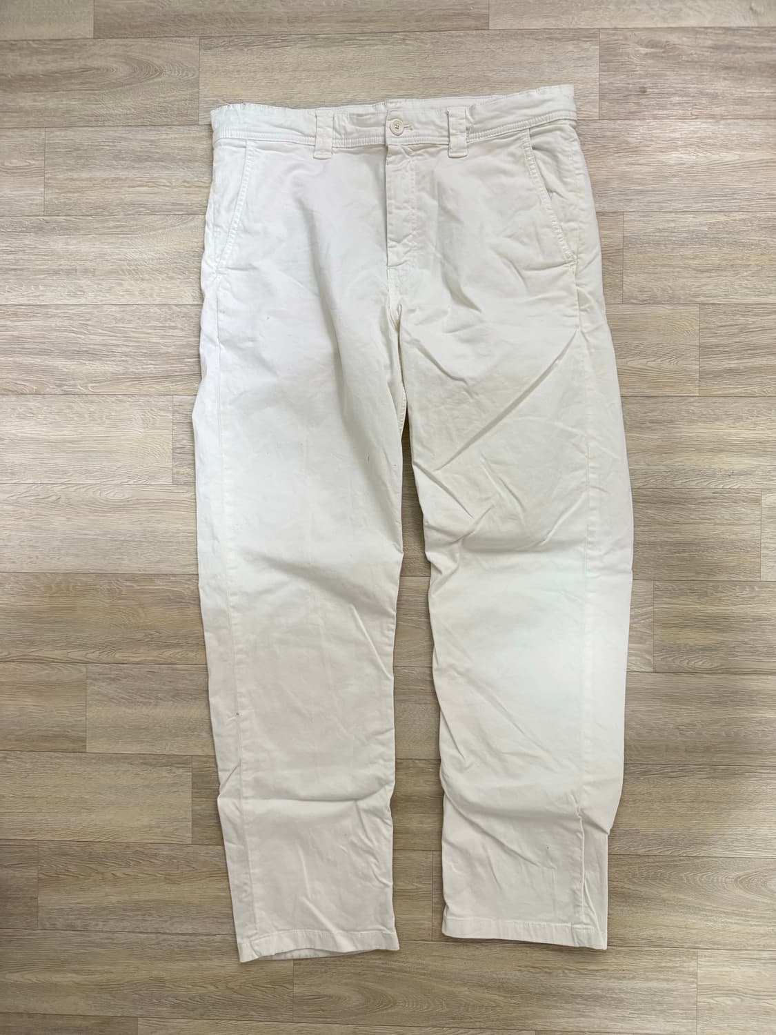 자라 화이트 팬츠 슬림 스케이터 핏 상품이미지1