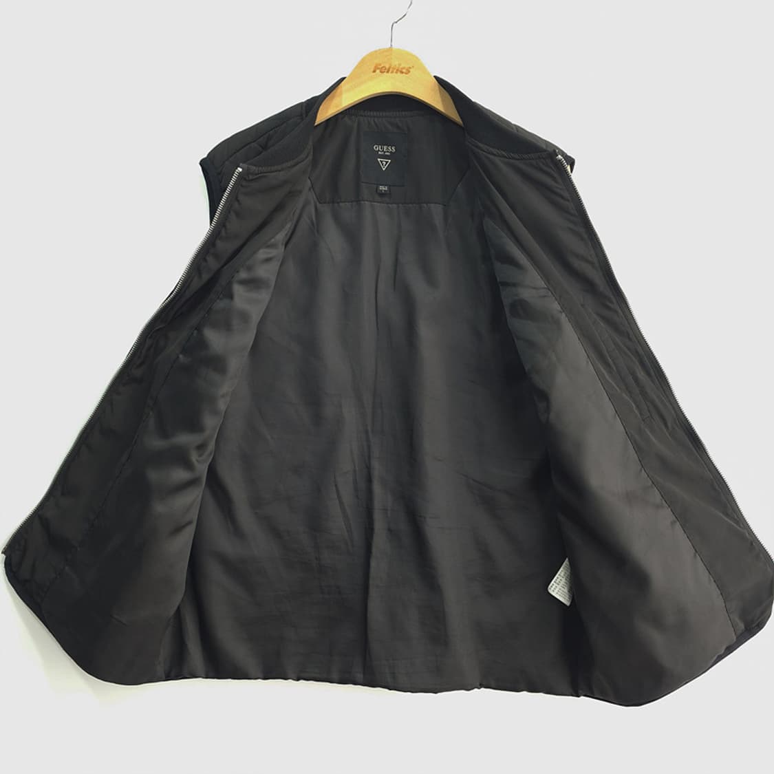 게스 Guess 퀄팅 집업 베스트 블랙 L 상품이미지4