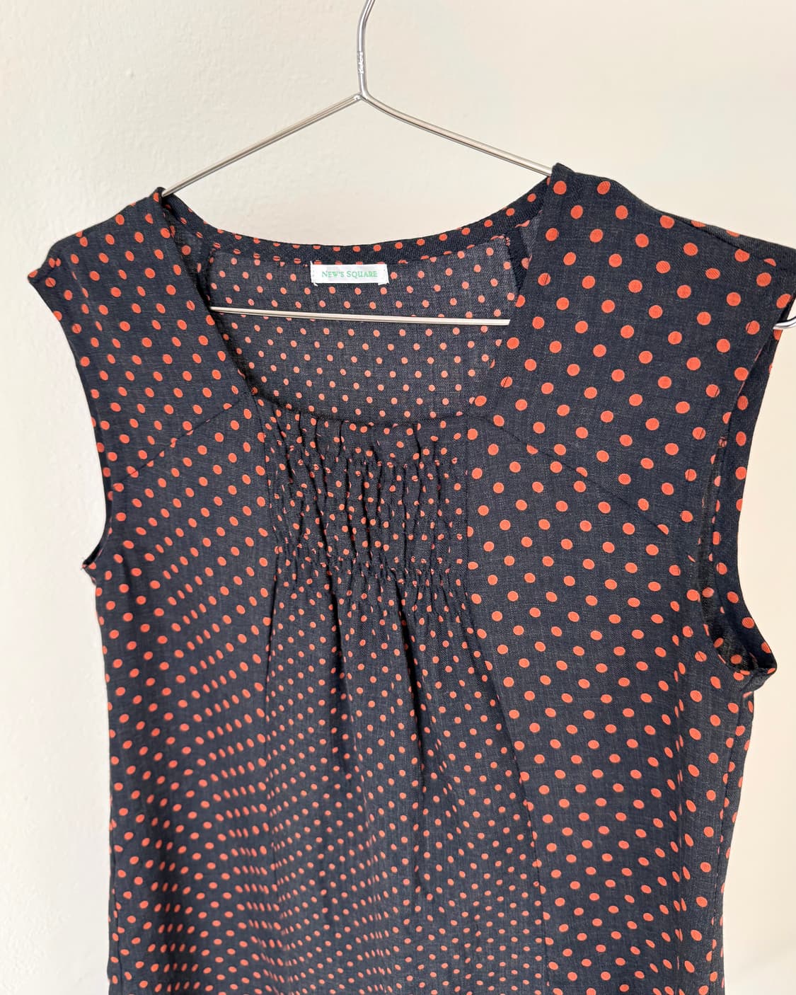 빈티지 도트 원피스 상품이미지2