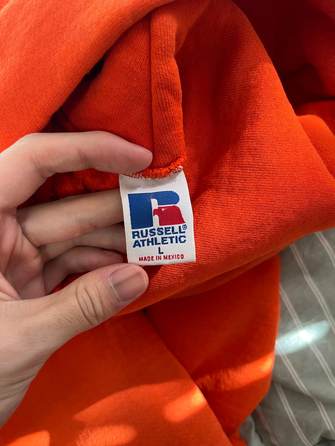 90s russell athletic hoodie 러셀 후드집업 L 상품이미지1
