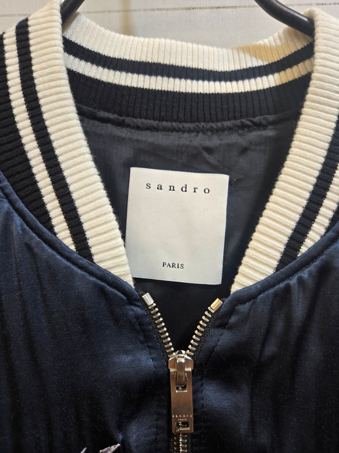 산드로 옴므  독수리 자수 스카잔 자켓 상품이미지2