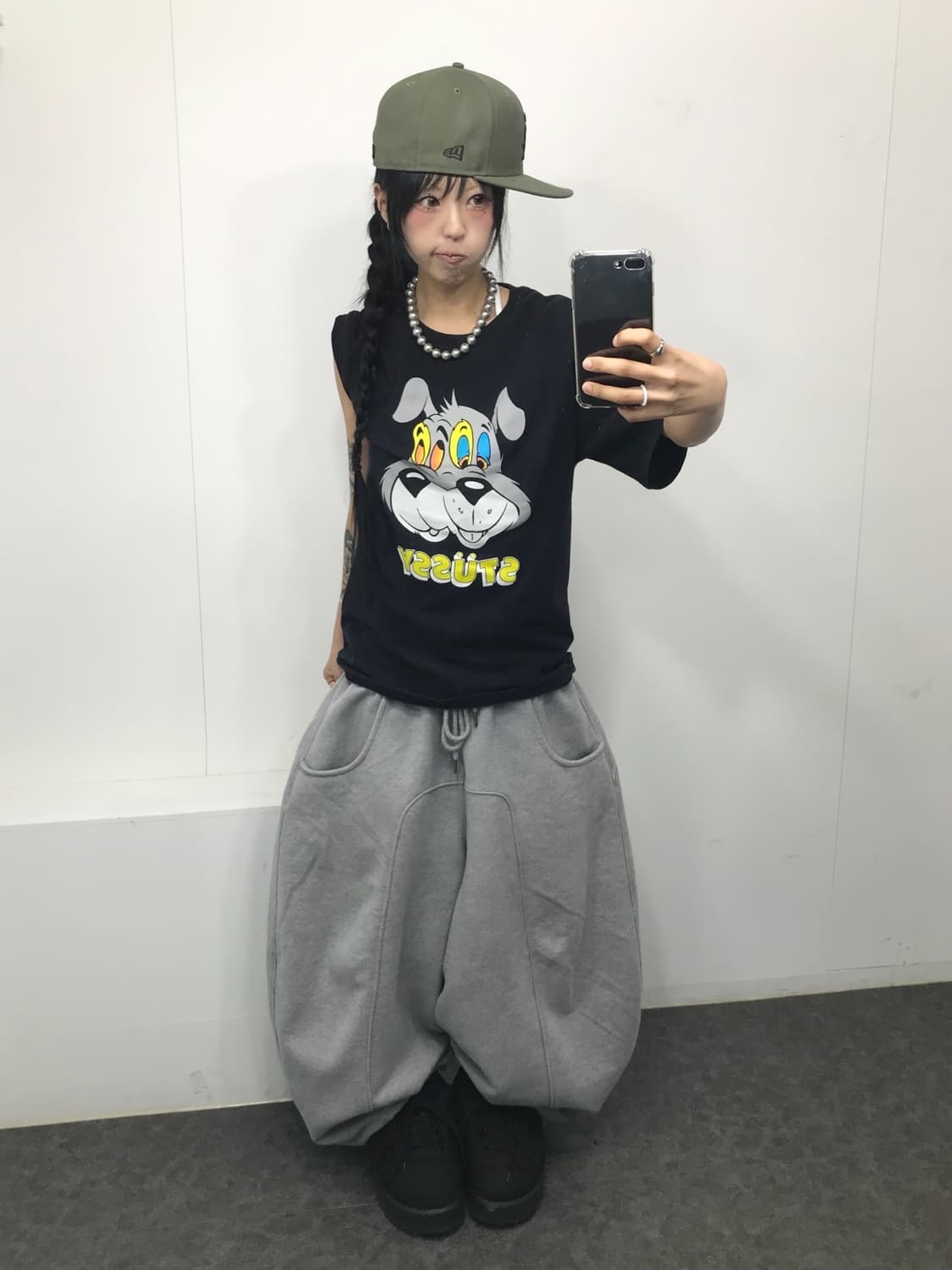 Stussy Twin Dogs T-shirt 상품이미지3