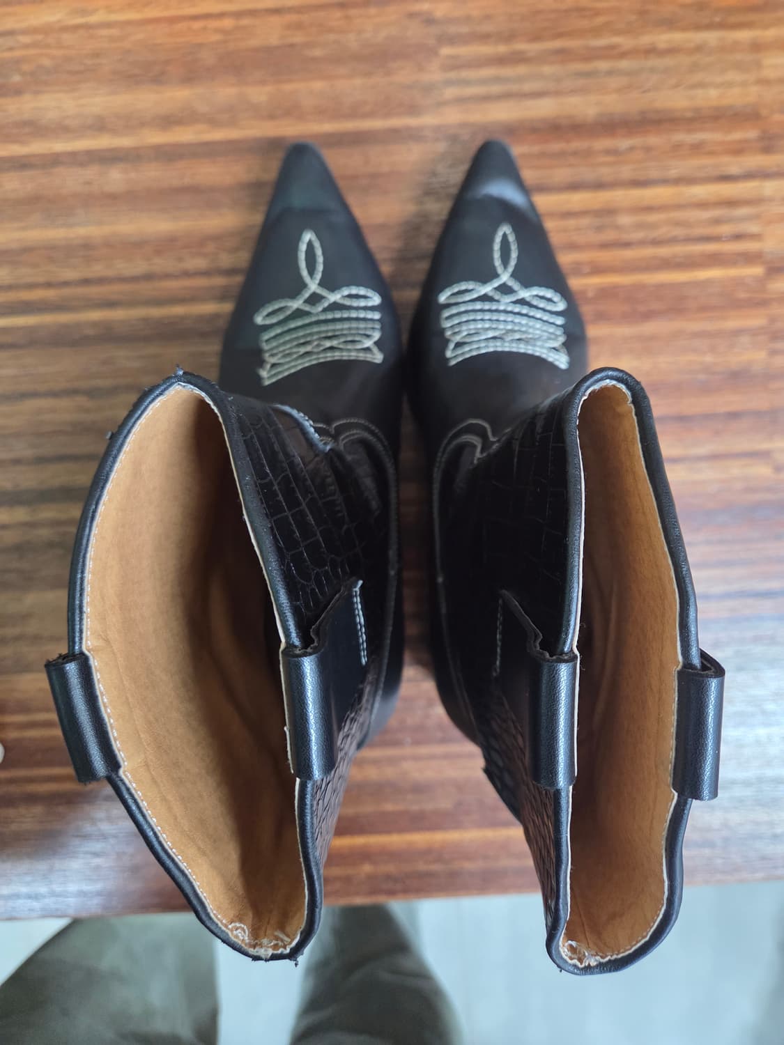 빈티지 여성 웨스턴 가죽 부츠 240 상품이미지2