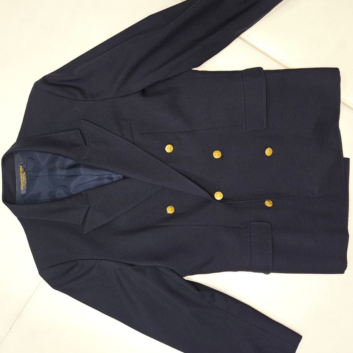 브룩스브라더스 네이비 더블 금장 상품이미지5