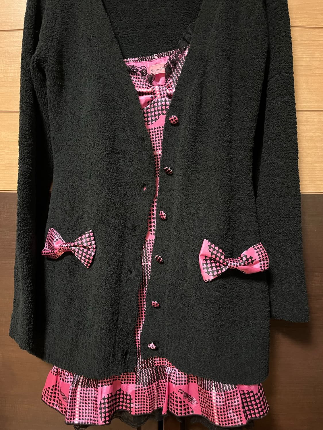 Ma*rs 마즈 sugargloss 가디건 원피스 세트 갸루 상품이미지3