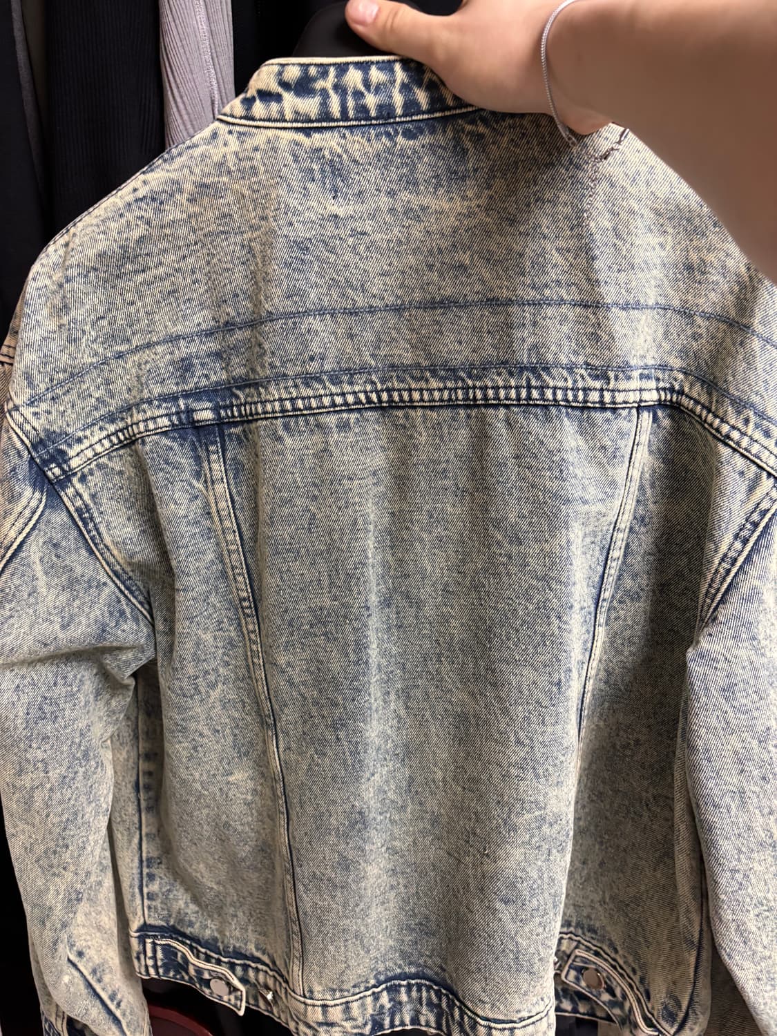 비엑세스 연청 데님자켓 상품이미지3