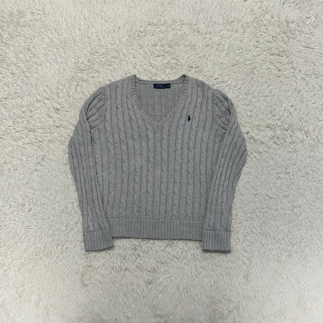 Polo Ralph Lauren Grey Cable Knit 상품이미지5