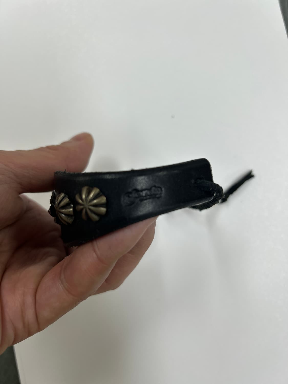 고로스 GC24 크로스 콘초 가죽 팔찌 상품이미지5