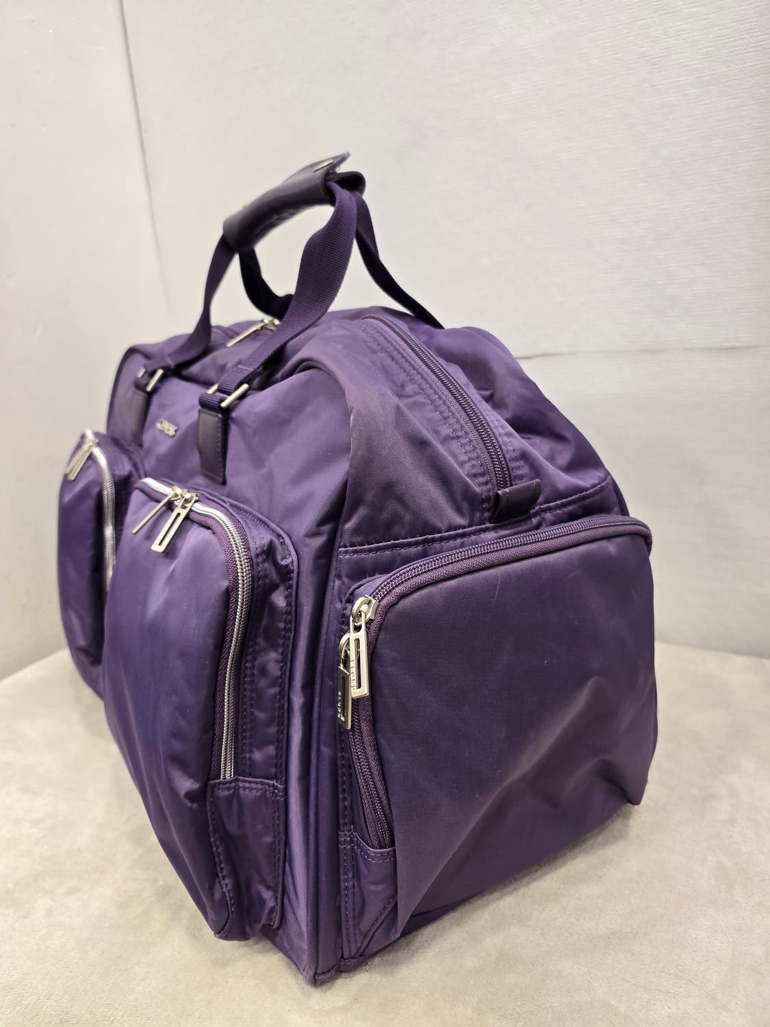제네시스 보라색 보스턴백 더플백 여행가방 상품이미지4
