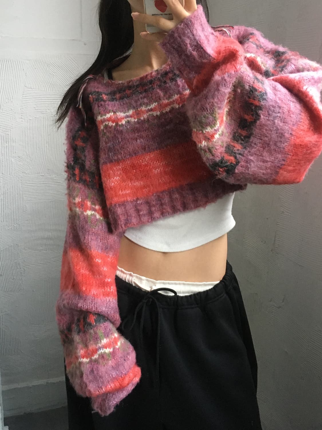 Perverze 퍼버즈 크롭 니트  상품이미지1