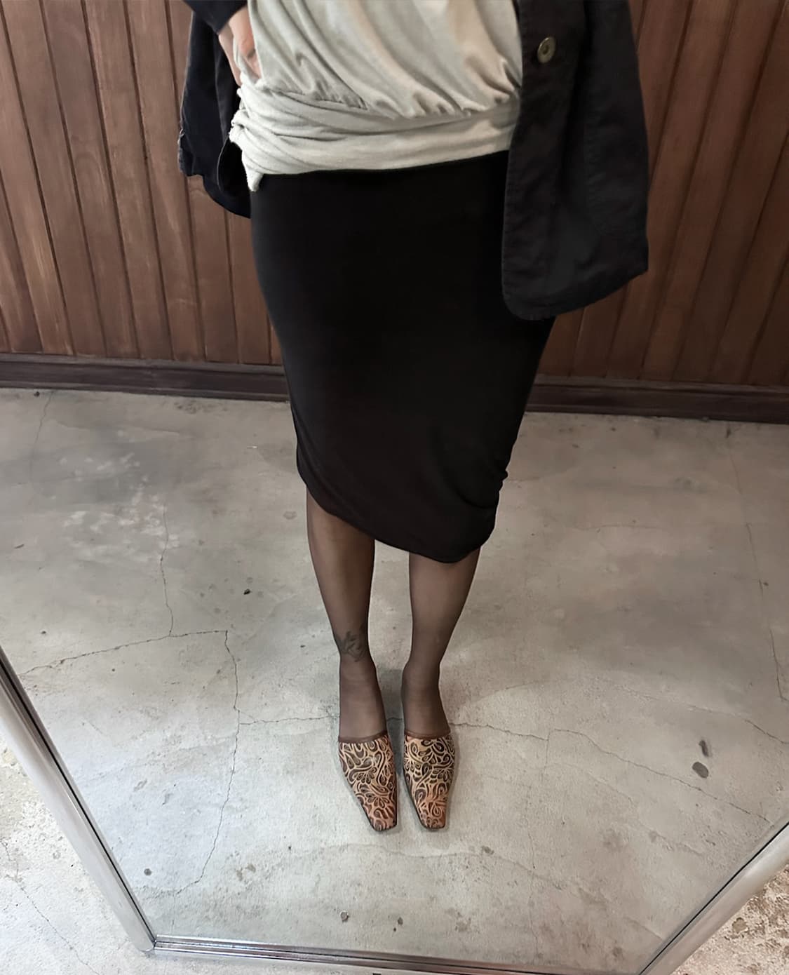 T BY ALEXANDER WANG draped skirt 상품이미지4