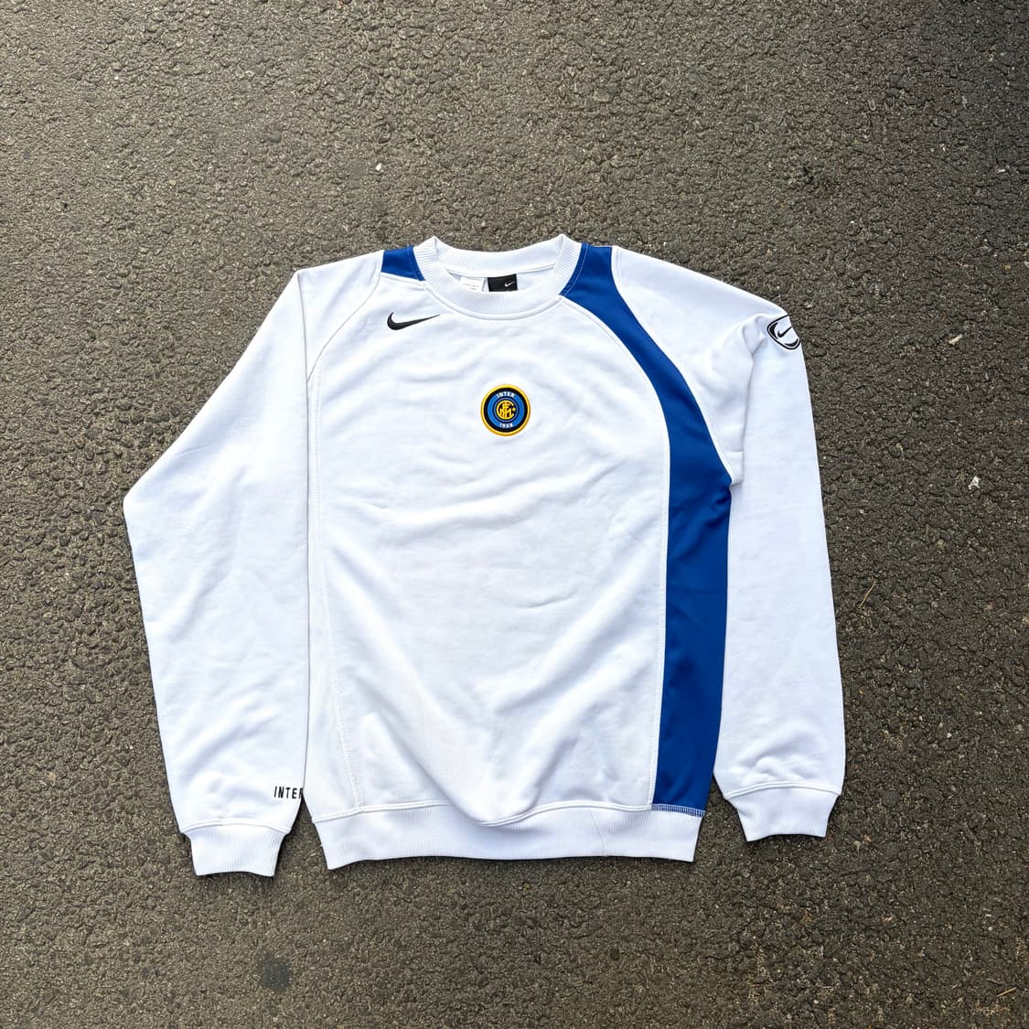 00s 나이키 인터밀란 센터로고 올드스쿨 축구팀 웜업 맨투맨 95 상품이미지2