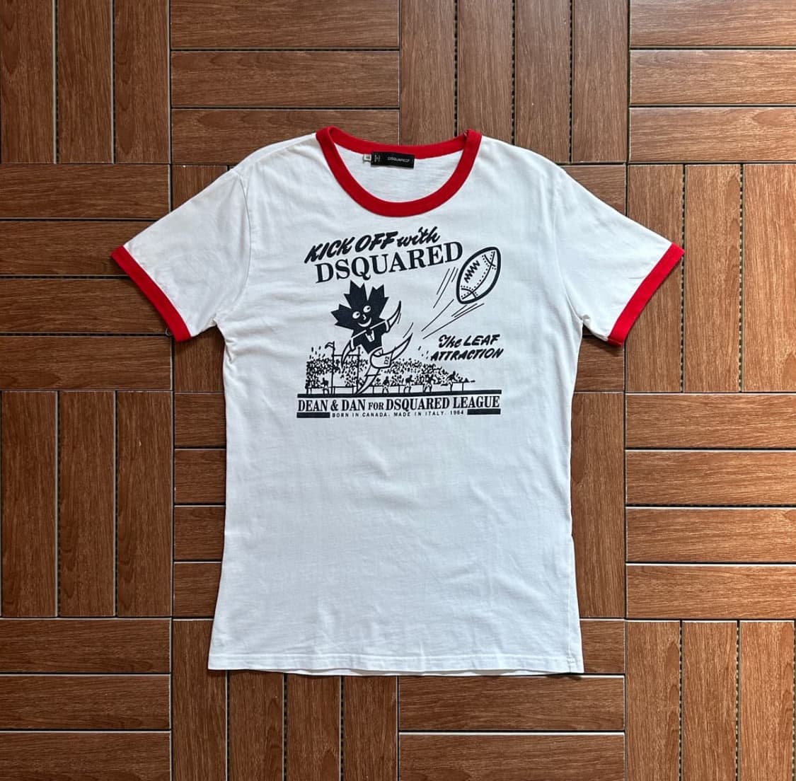 Dsquared2 printing ringer 1/2 tee 상품이미지1