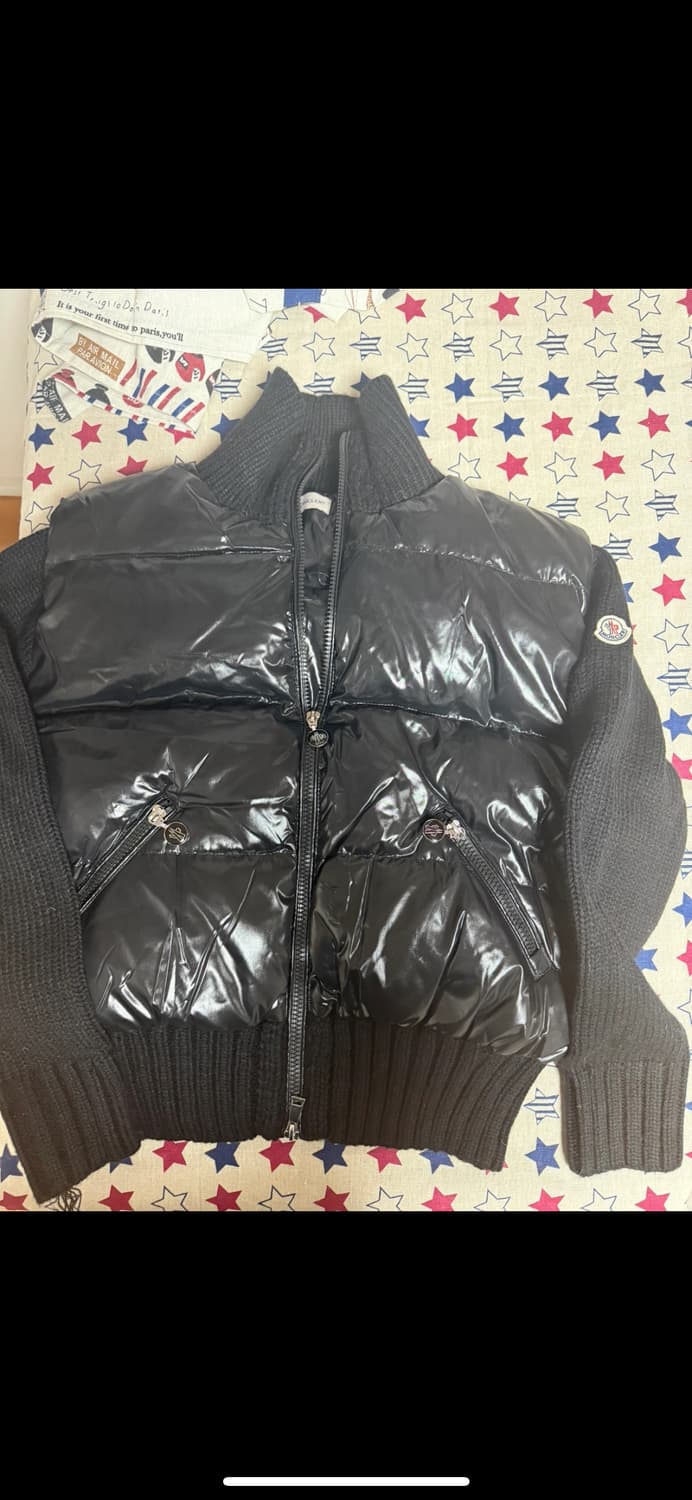 몽클레르 니트 패널 다운 베스트 3사이즈 상품이미지1