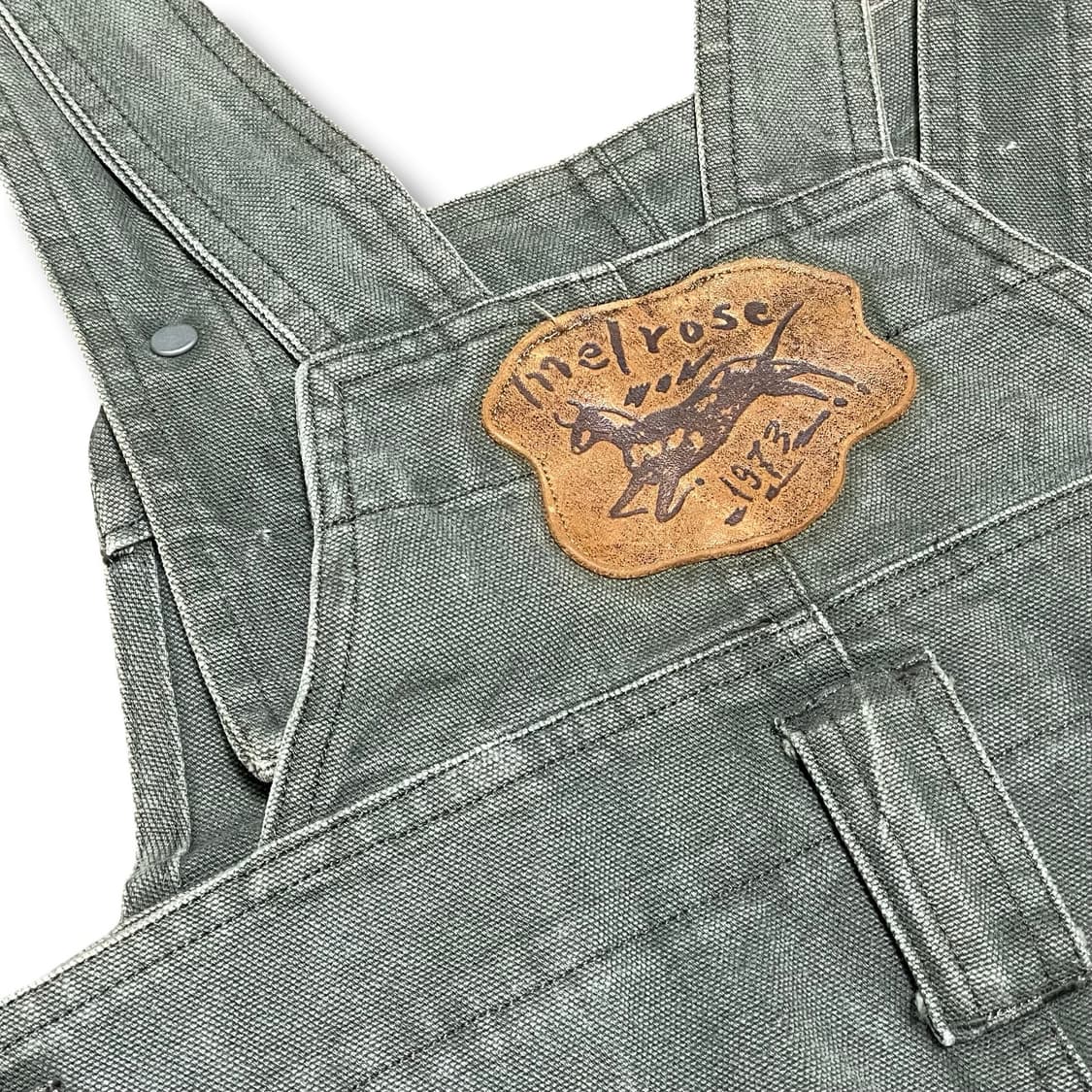 [38] 일본빈티지 멜로즈 데님 워싱 멜빵 스커트 상품이미지2