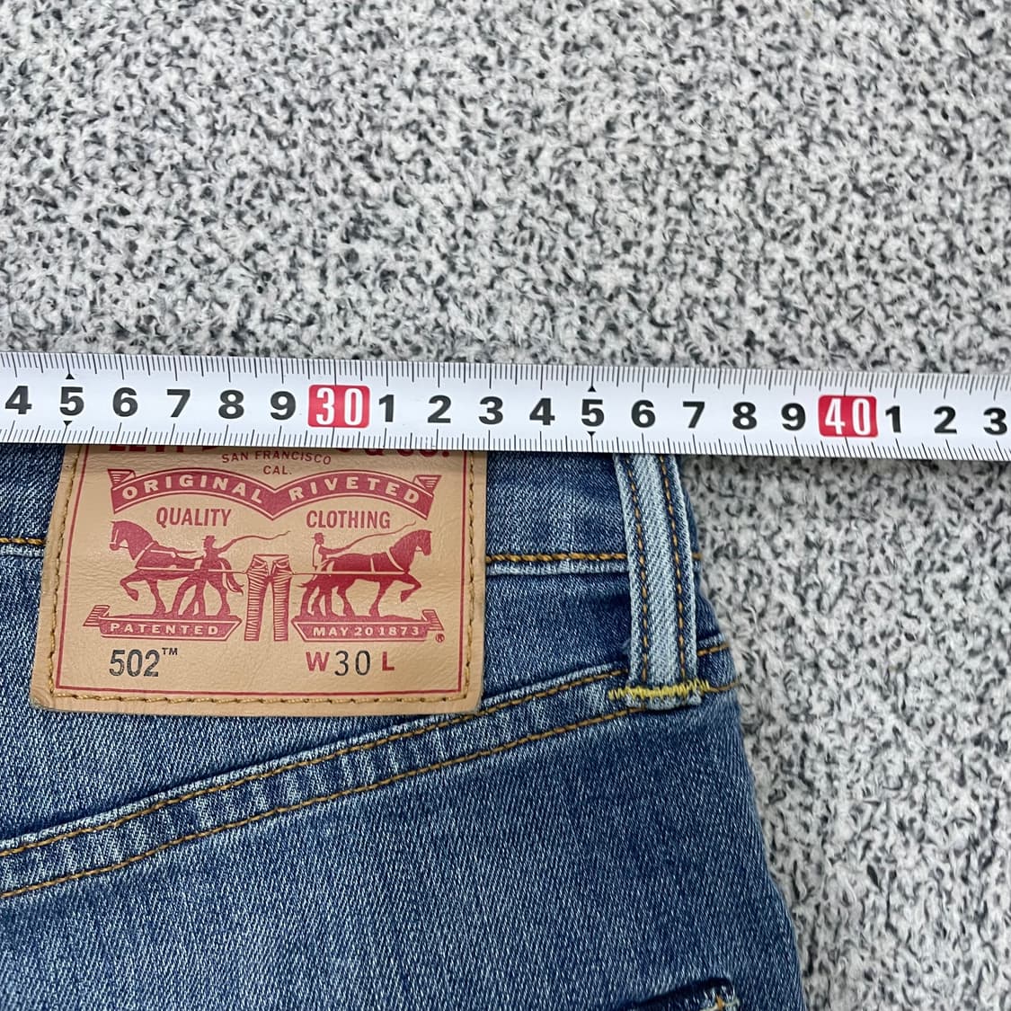 30 리바이스 502 데님 반바지 0303S2 상품이미지4