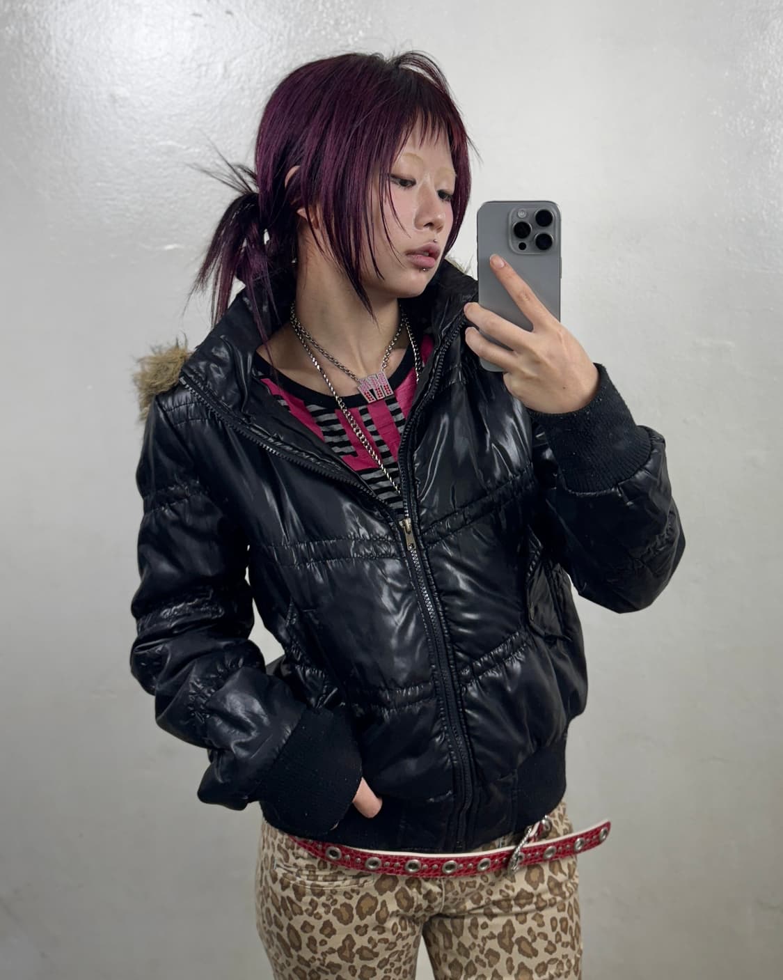 Skinny Lip Hoodie Detail Padding 상품이미지2