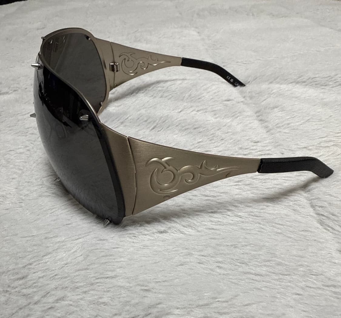 Jaded London 스파이크 쉴드 선글라스 상품이미지4