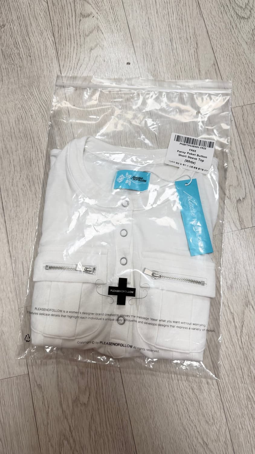 [무료배송]플리즈노팔로우 Pansy Pocket Button Top 상품이미지2