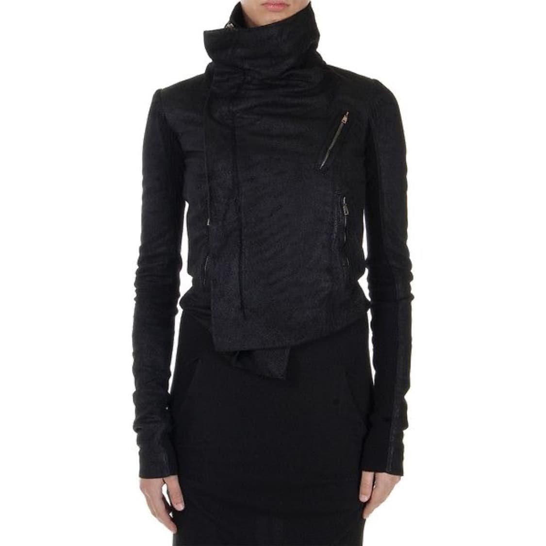 릭오웬스 11SS 나스카 하이넥 블리스터드 램 레더자켓 38 상품이미지1