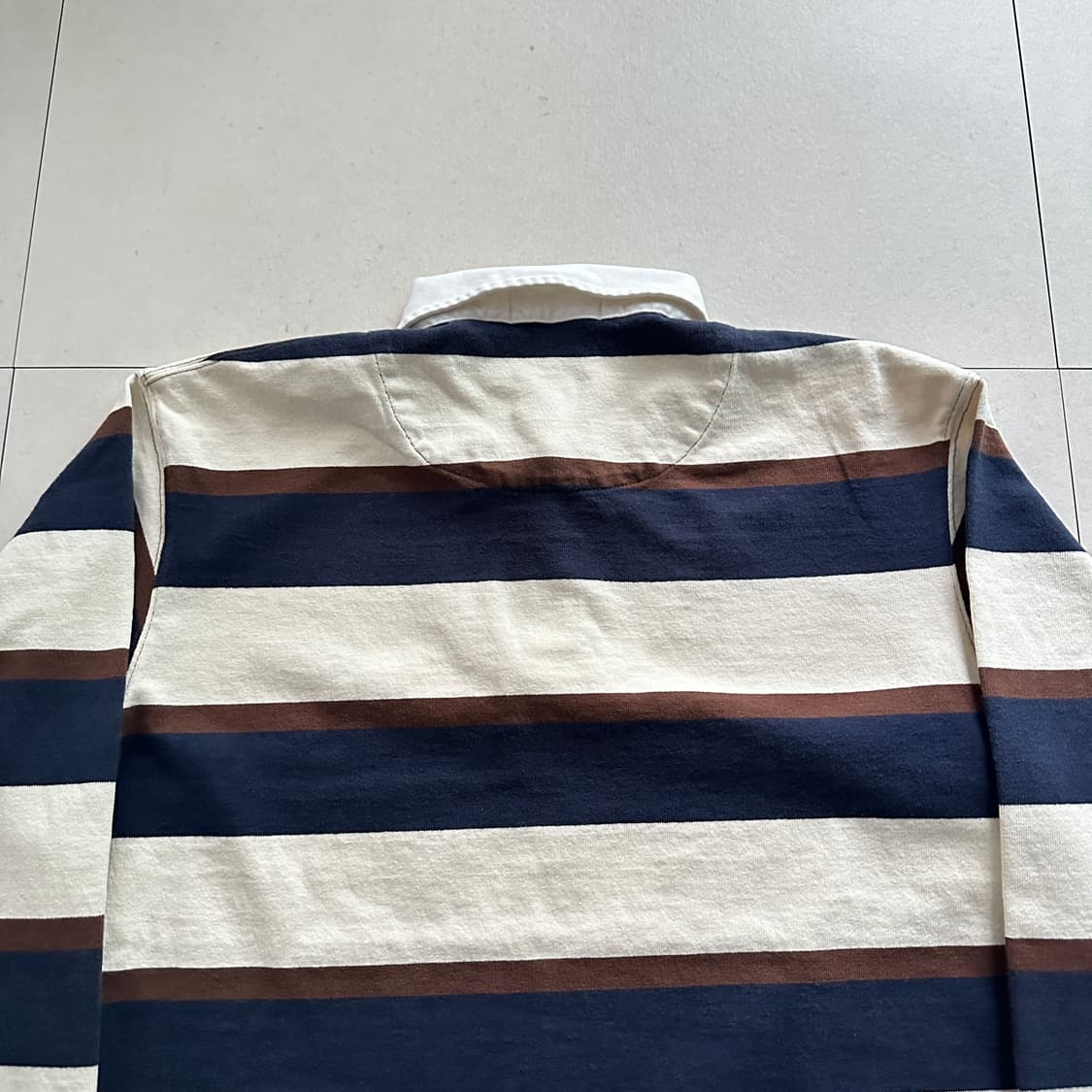 90s 폴로 랄프로렌 빈티지 스트라이프 럭비셔츠  상품이미지7