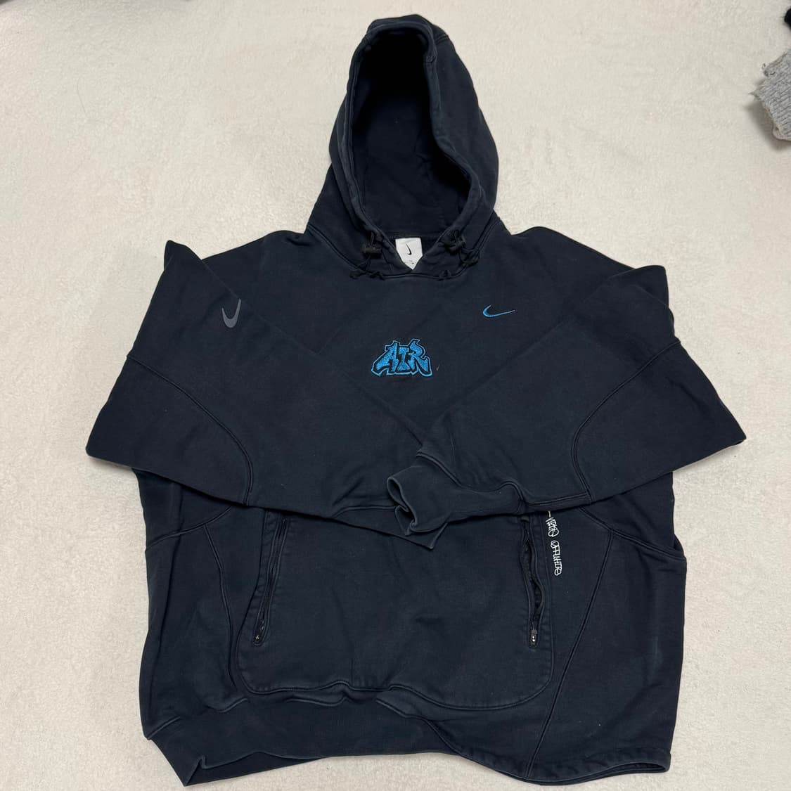 나이키 x 오프화이트 NRG 후드 블랙 XL 상품이미지1