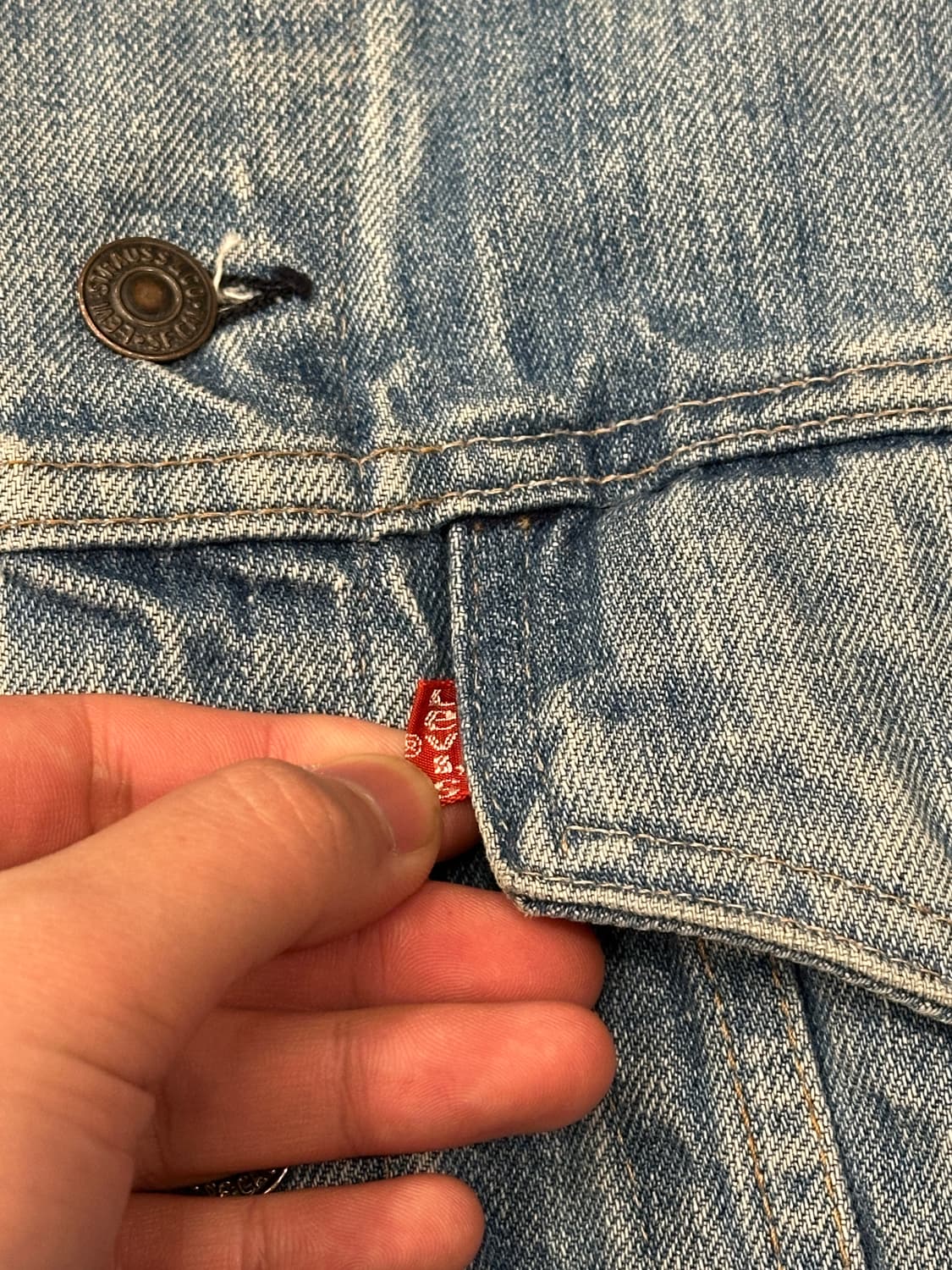 1980s Levis Trucker jacket III USA M 상품이미지4