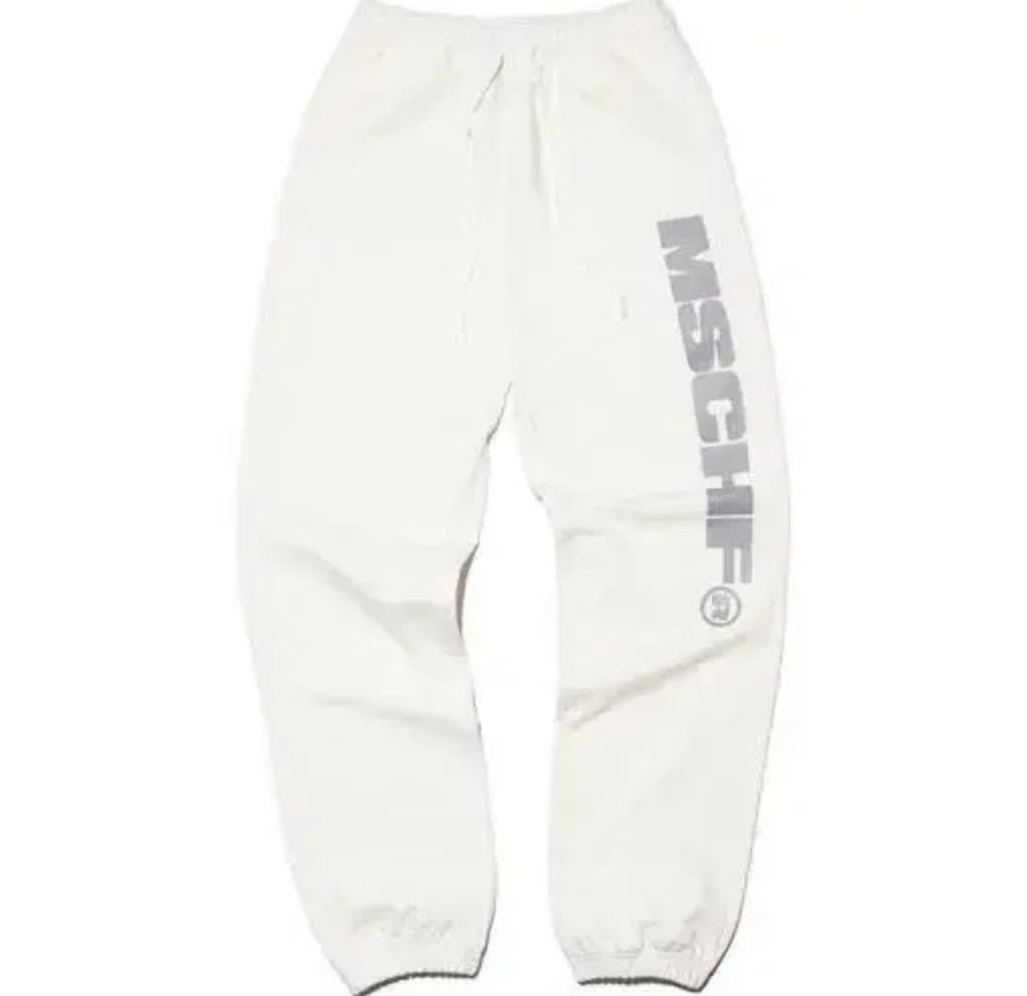 미스치프 스웻팬츠 (White) 상품이미지1