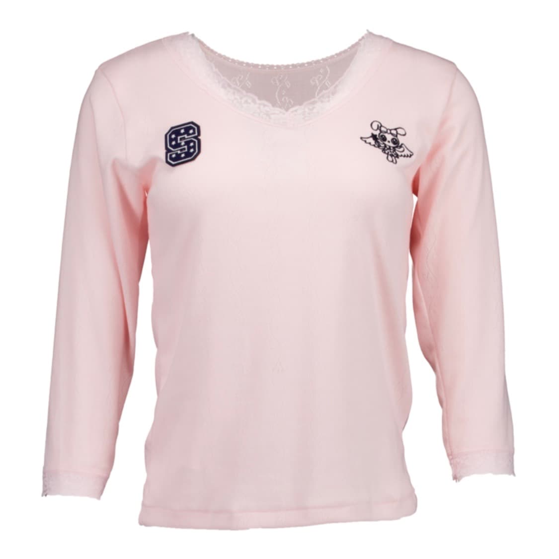 샬롬클럽 I DON'T KNOW LACE TOP PINK 상품이미지1