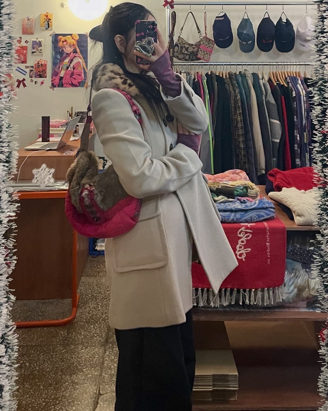 레빗퍼(탈부착) 울 코트 [무배]  상품이미지2