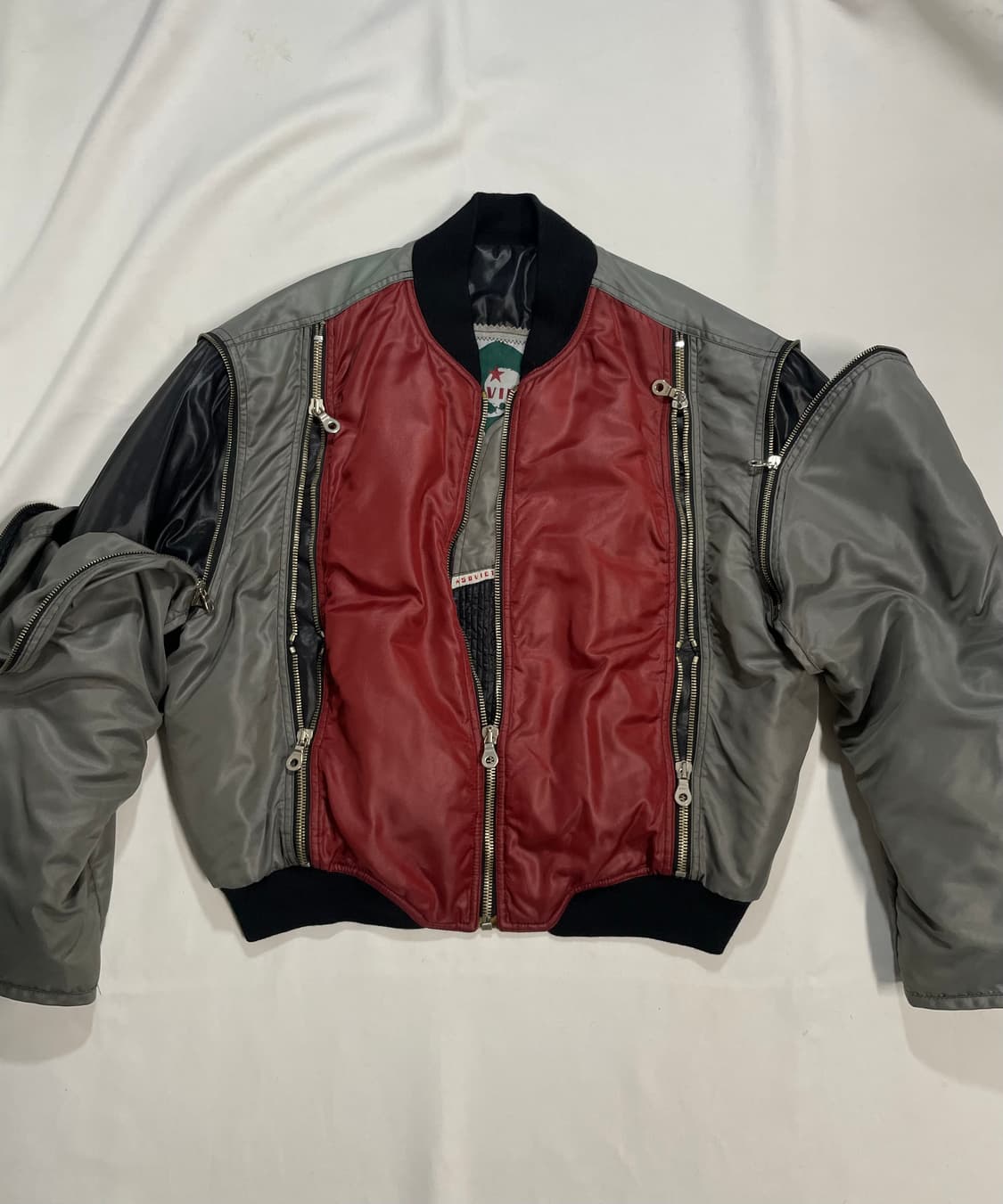 80‘s multi zip bomber 상품이미지1
