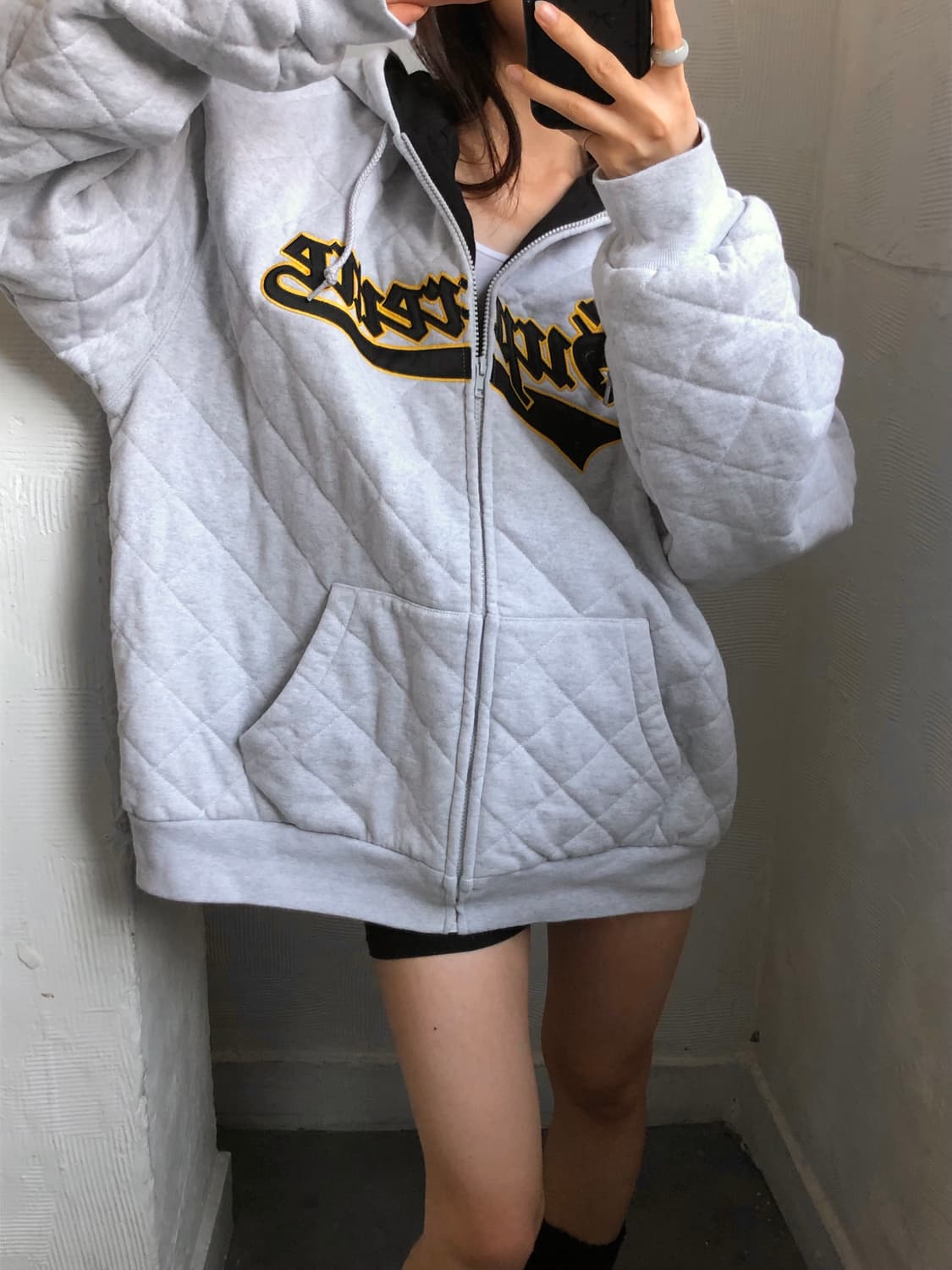 Supreme 슈프림 25FW 퀼티드 집업 후드 스웻셔츠 상품이미지1
