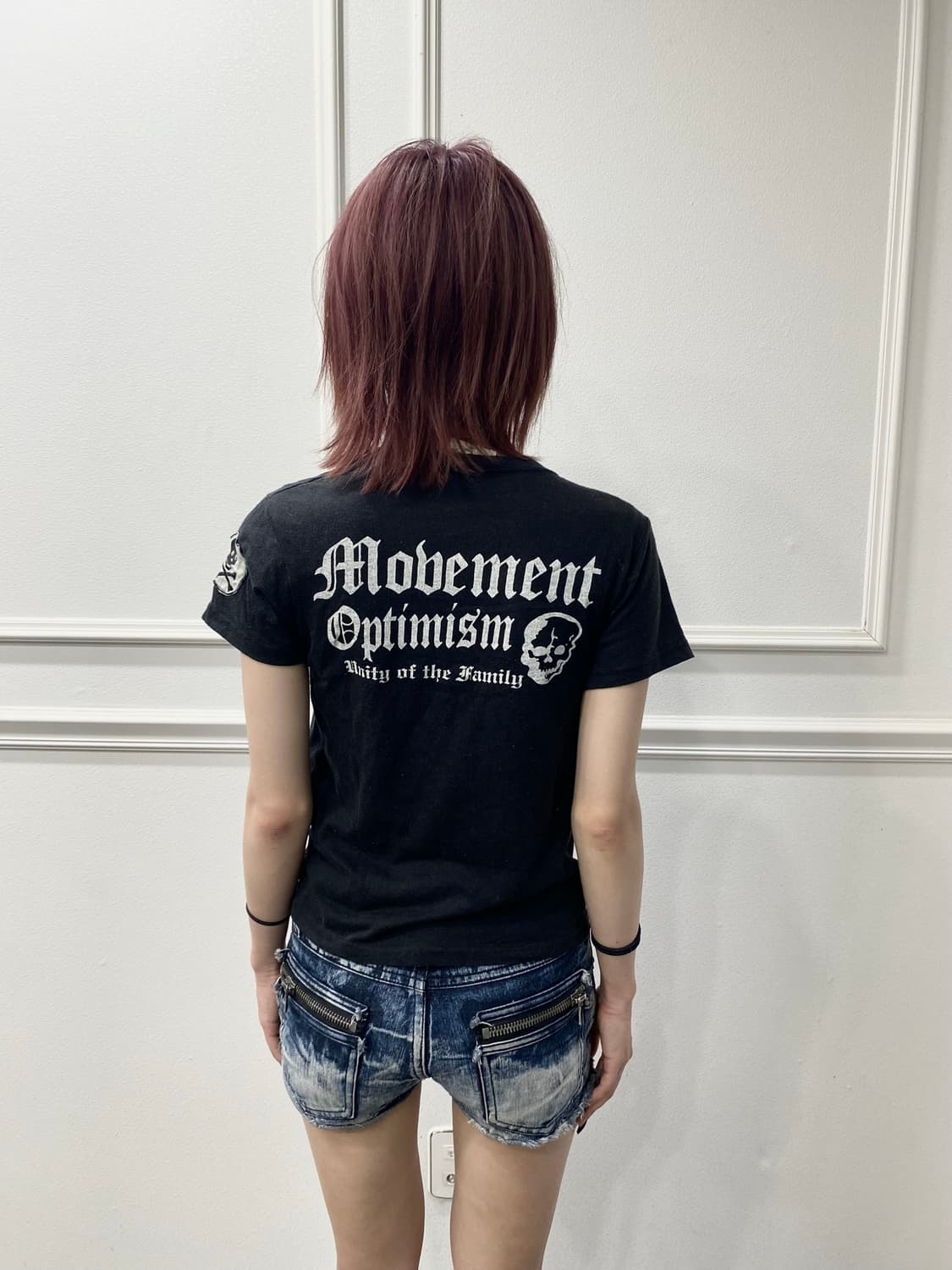 Skull Print&Patch Detail Slim Fit Tee 상품이미지5