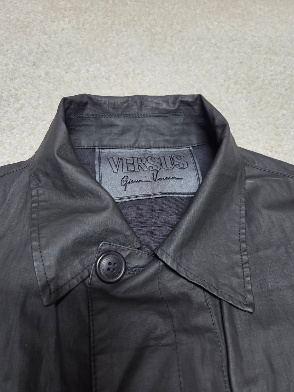 베르서스 베르사체 남성 코팅 코트 블랙컬러입니다 상품이미지5