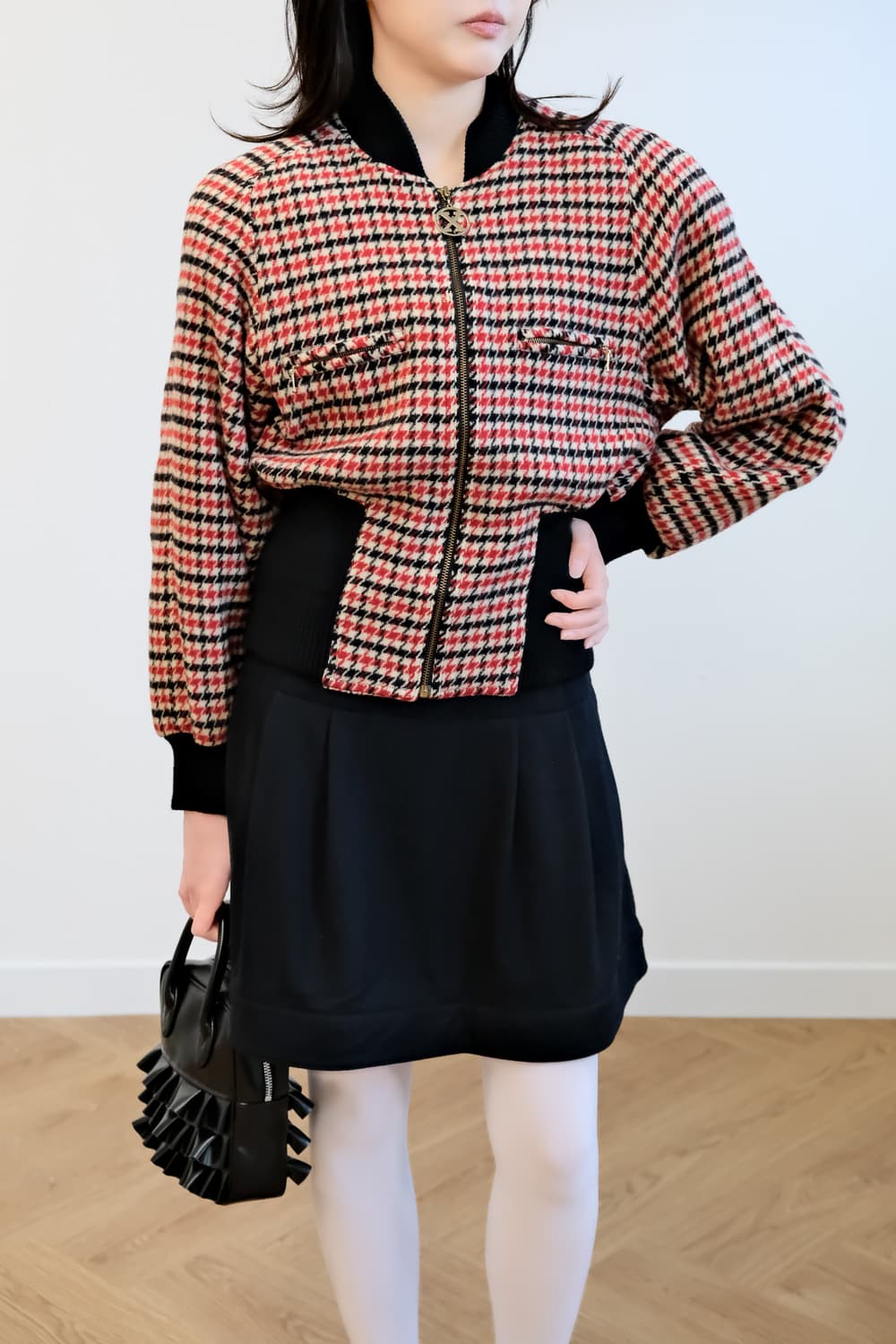 Houndstooth Wool Jacket 95  상품이미지2