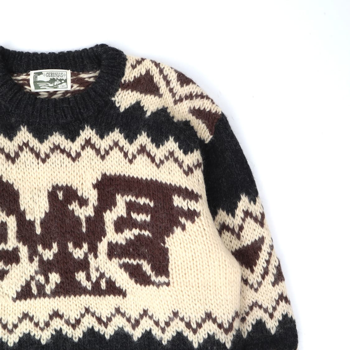 Ceronias 코위찬 헤비 울 니트 상품이미지3