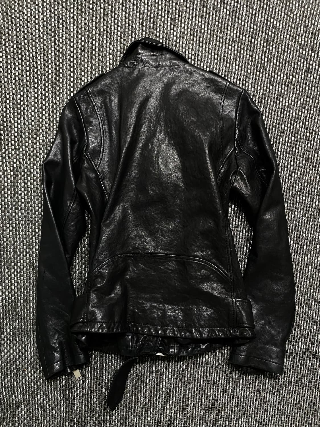 Multi Zipper Detail Leather Jacket 상품이미지5