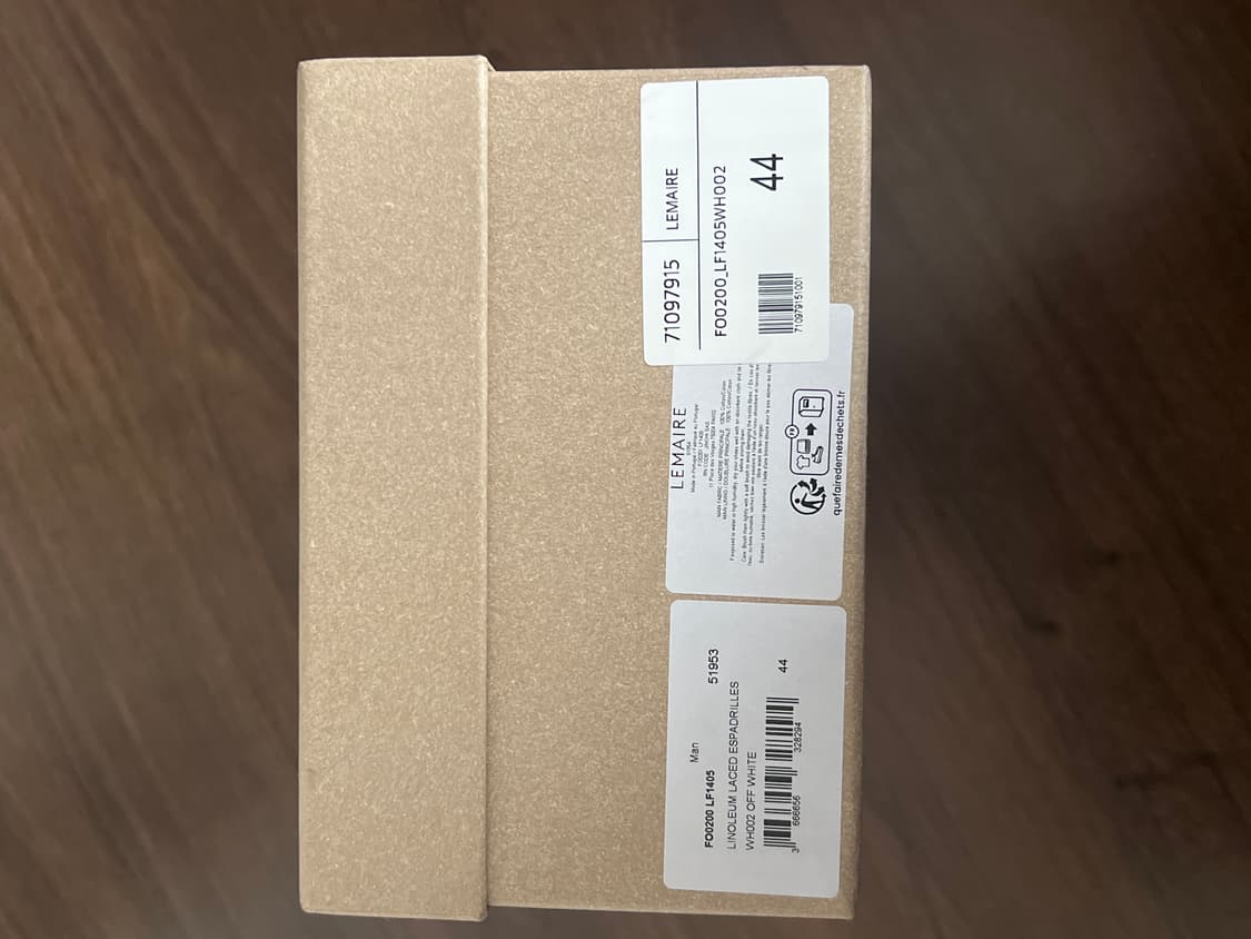 르메르 리놀륨 에스파듀 스니커즈 44사이즈 1회착 상품이미지6