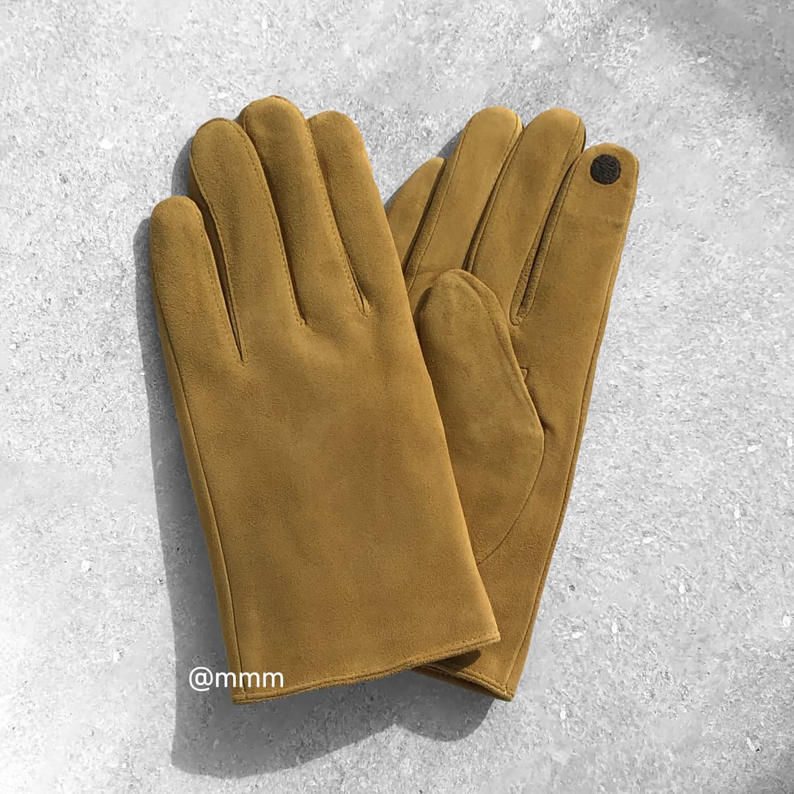 [Unisex] 스웨이드 가죽 장갑 스마트터치 상품이미지4