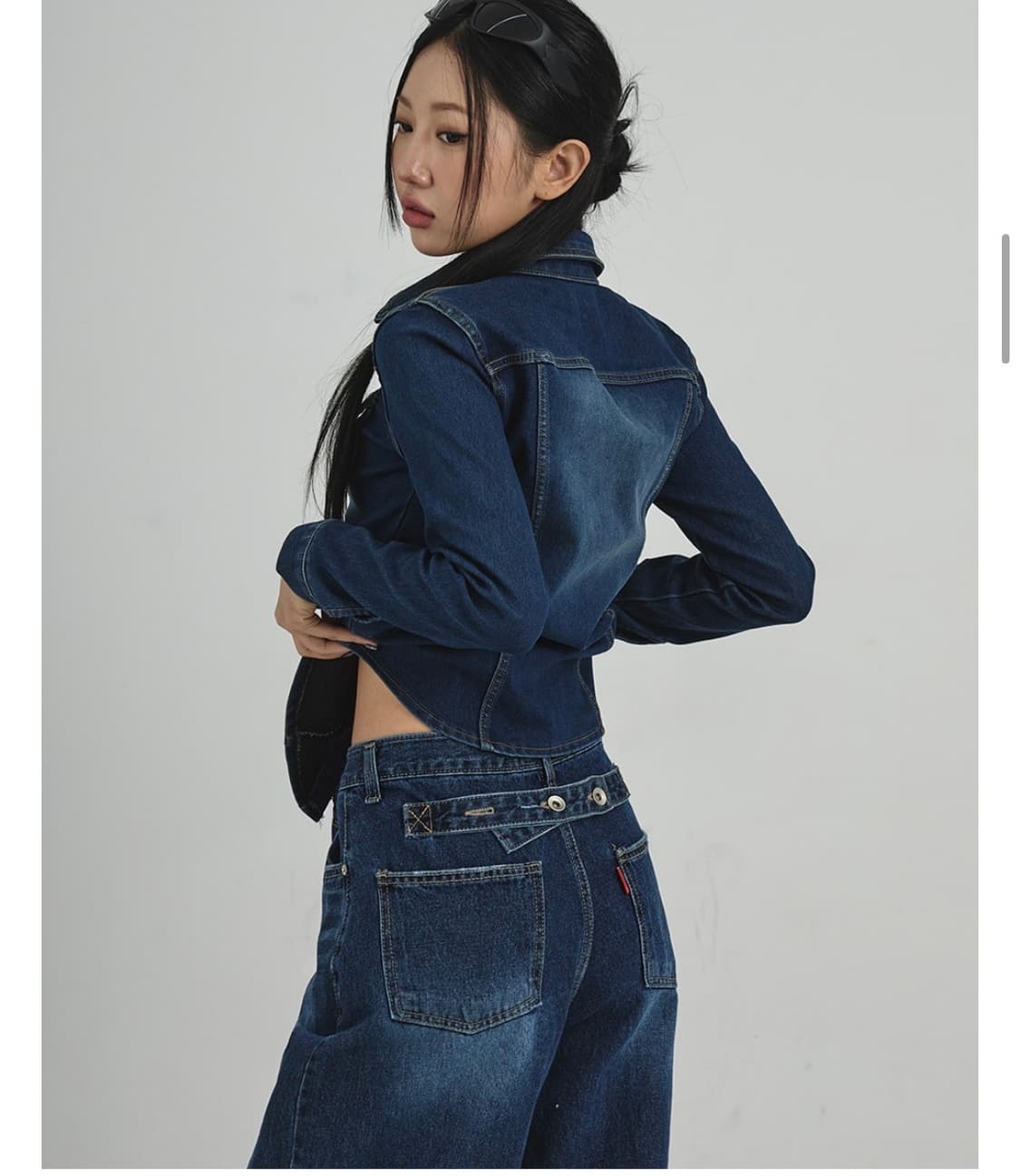 기모 데님 셔츠 상품이미지3