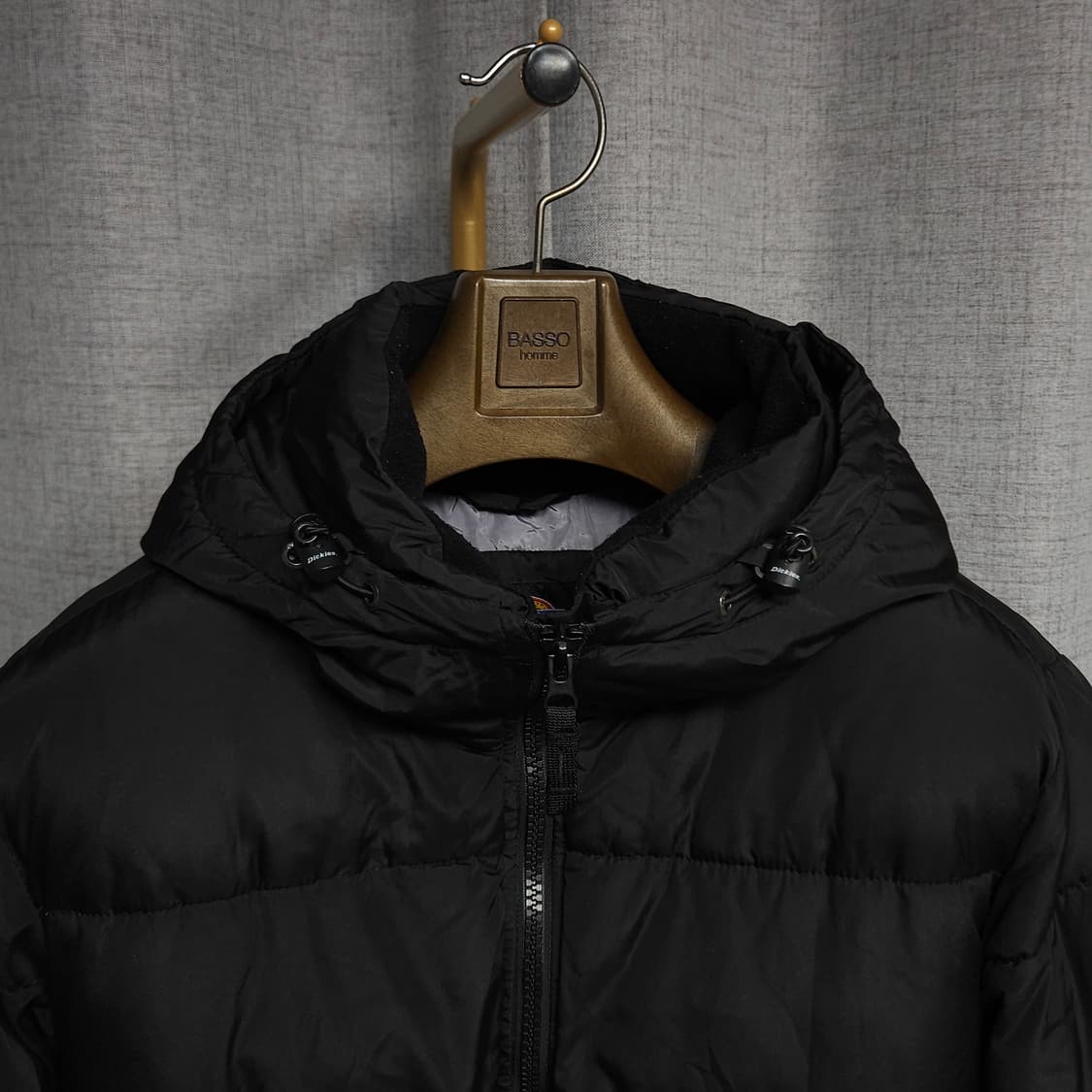 M ) 디키즈 남녀공용 롱패딩 블랙 상품이미지4