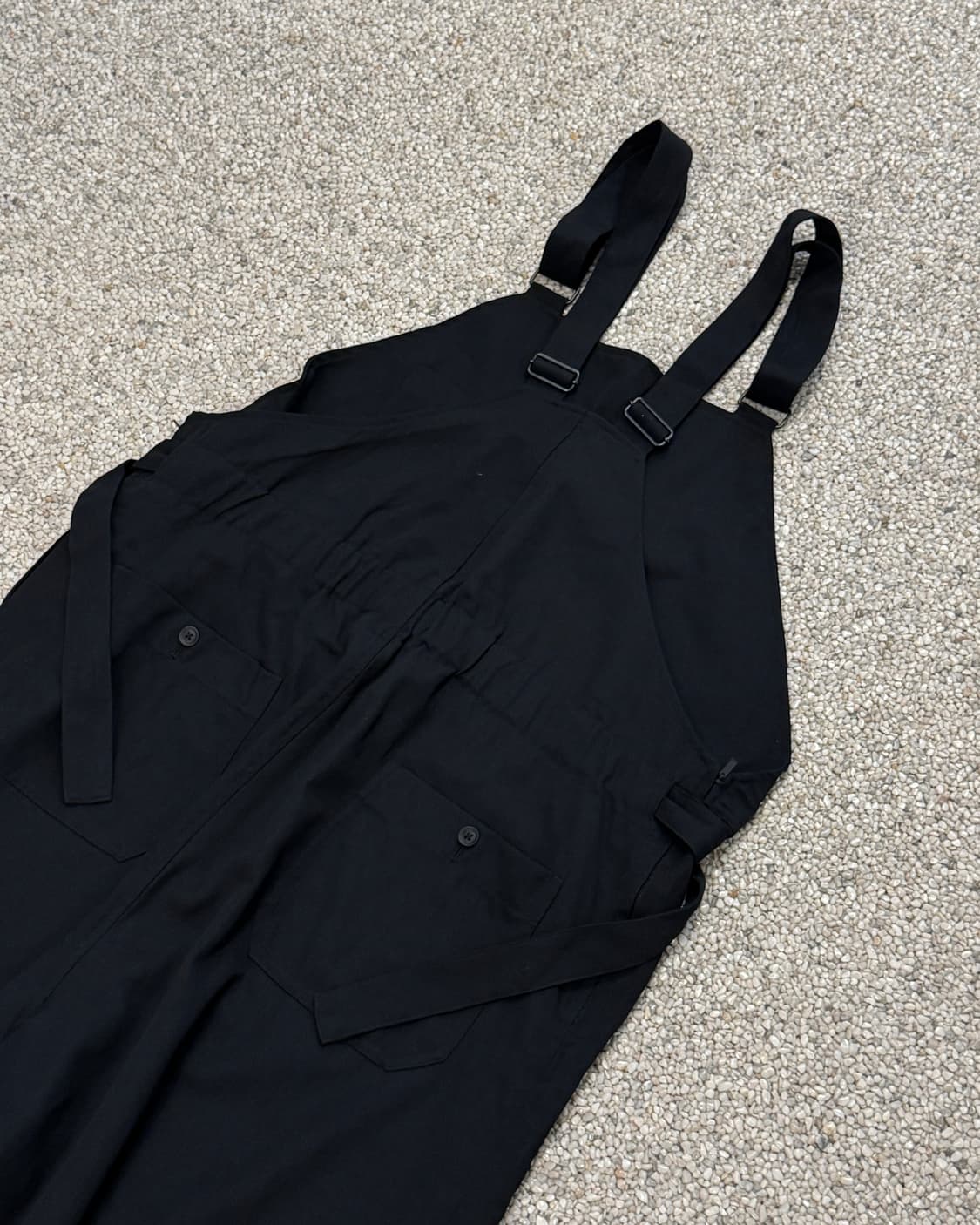 요지 야마모토 뿌르 옴므 20시즌 컬렉션 서스펜더 오버롤 팬츠 상품이미지6