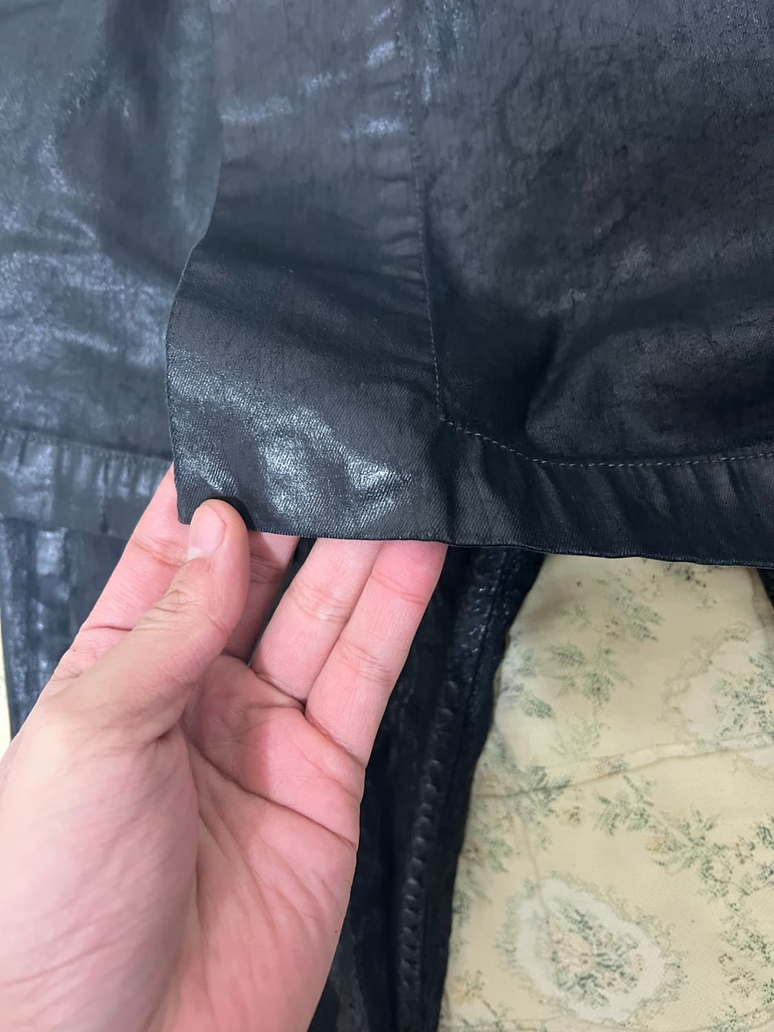 릭오웬스 킬트 코팅 팬츠 상품이미지7