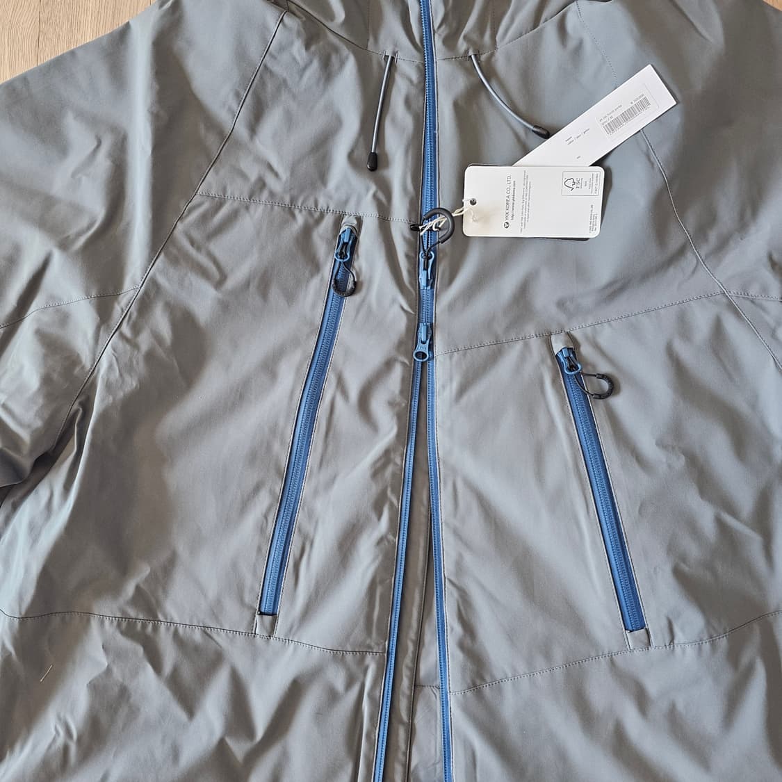XL 105~110 새제품) 유니폼브릿지 파카 바람막이 점퍼 패딩 그레이 상품이미지3