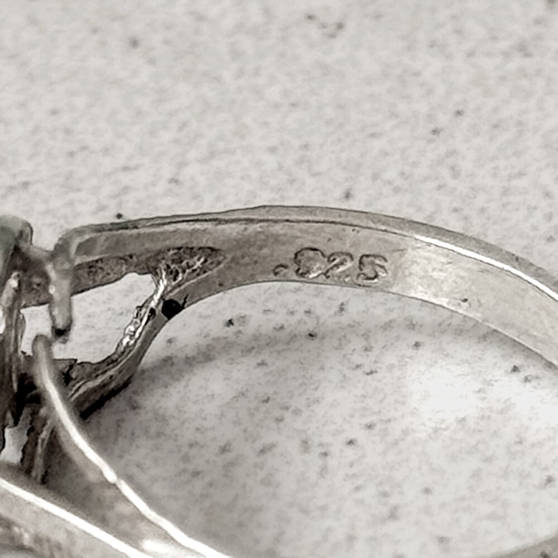 90s Nike 나이키 빈티지 실버 반지 상품이미지4