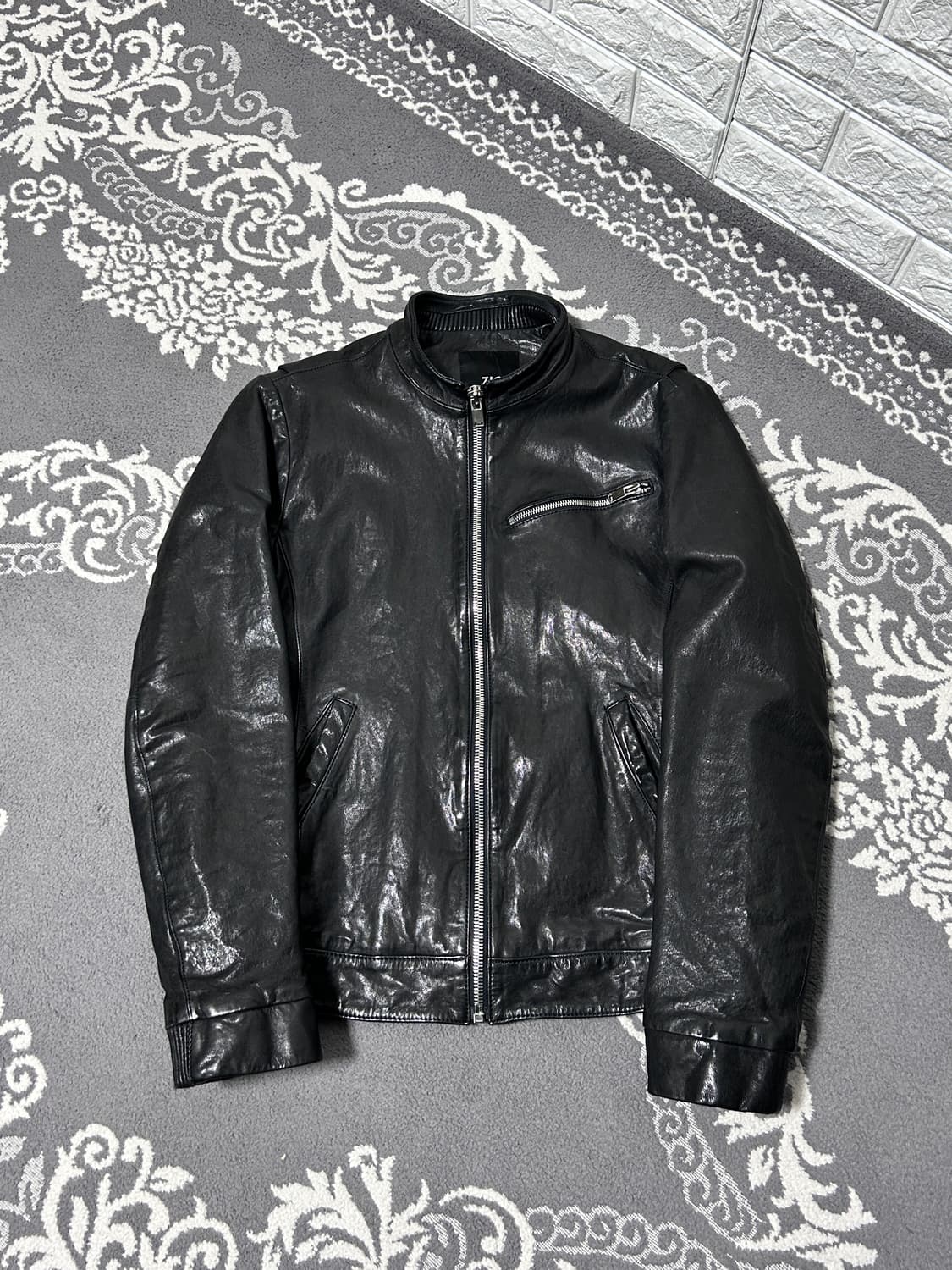 지오송지오 싱글 램스킨 자켓 상품이미지3