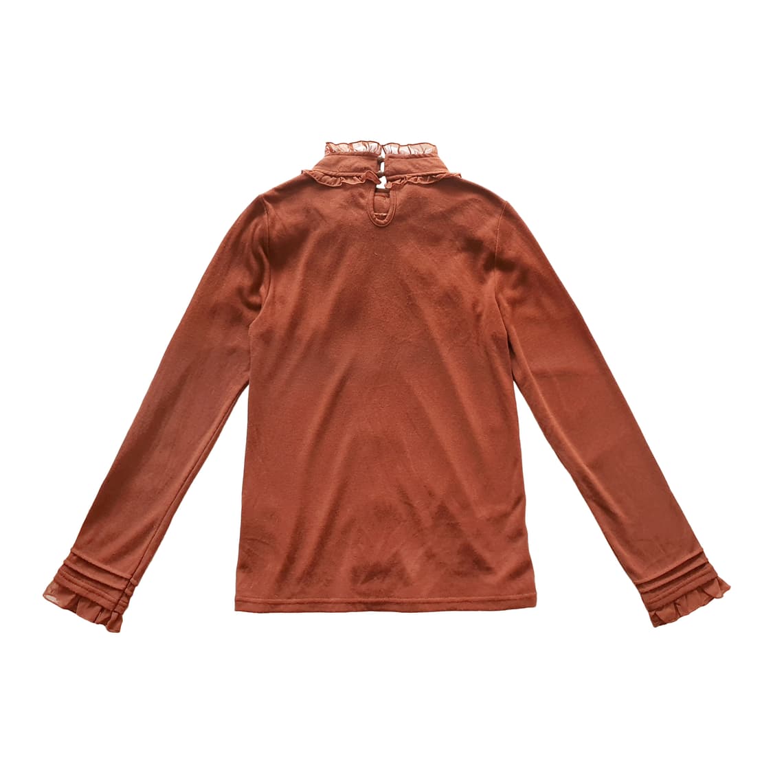 엑시즈팜(axes femme) 리본 블라우스 다크 오렌지 상품이미지6