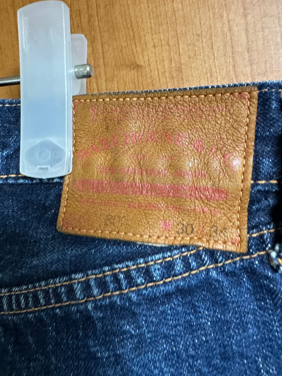 웨어하우스 셀비지 데님 30 상품이미지2