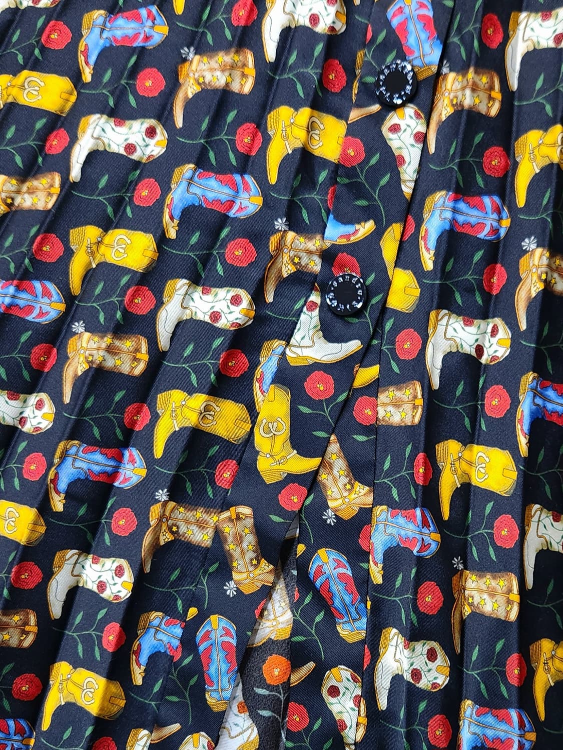 (새상품)산드로 팔마프린트 플리츠스커트 상품이미지5