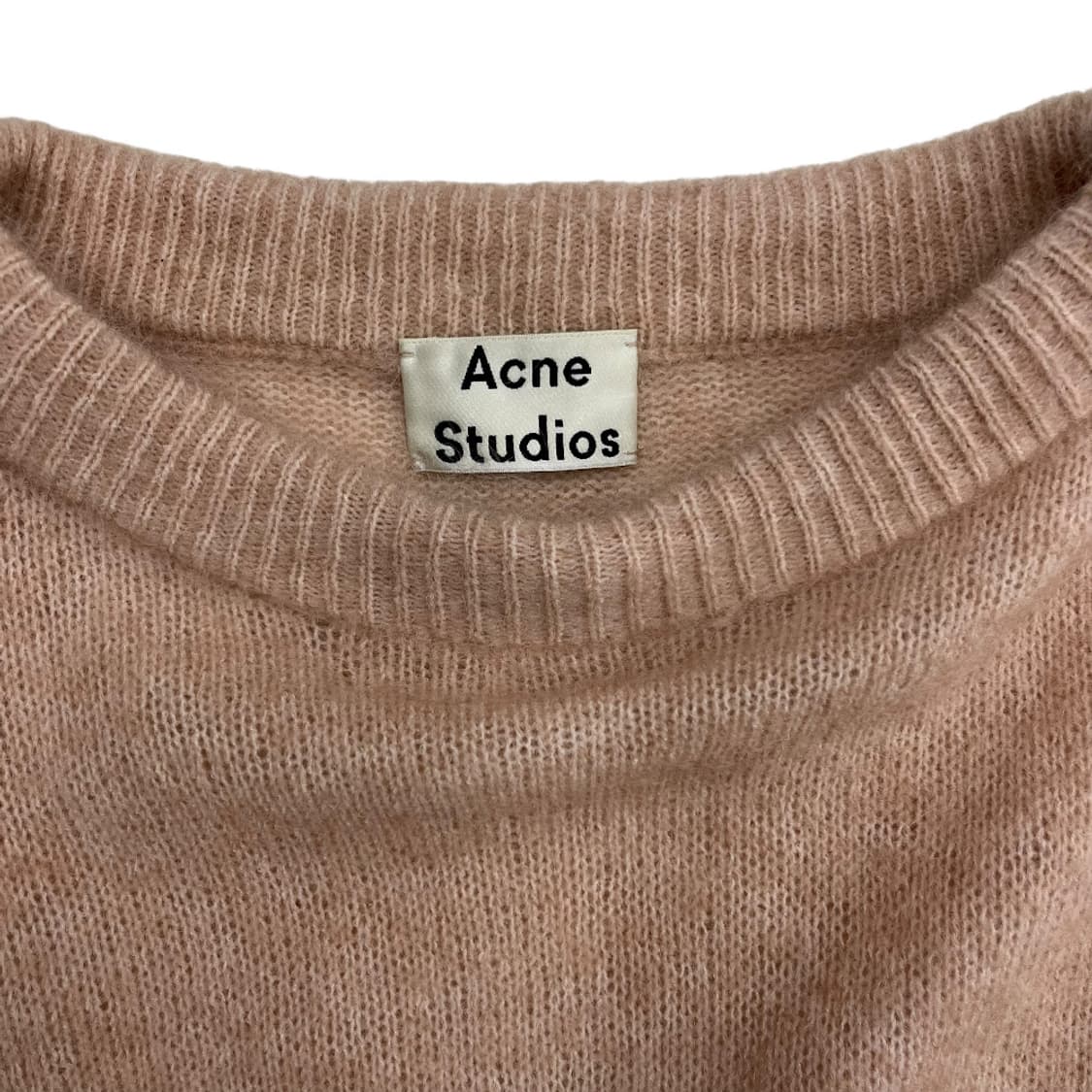 아크네 스튜디오 베이비 핑크 모헤어 니트 상품이미지5